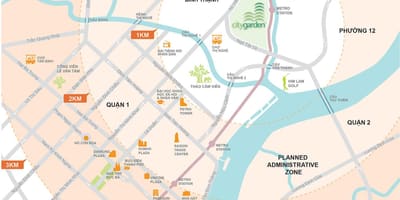 خريطة thanh binh district